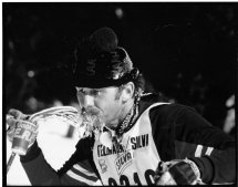 Ski racing the Birkebeiner in northern Wisconsin.