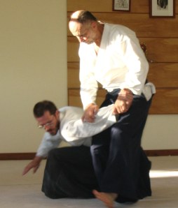 More recently, practicing Aikido and Japanese sword.